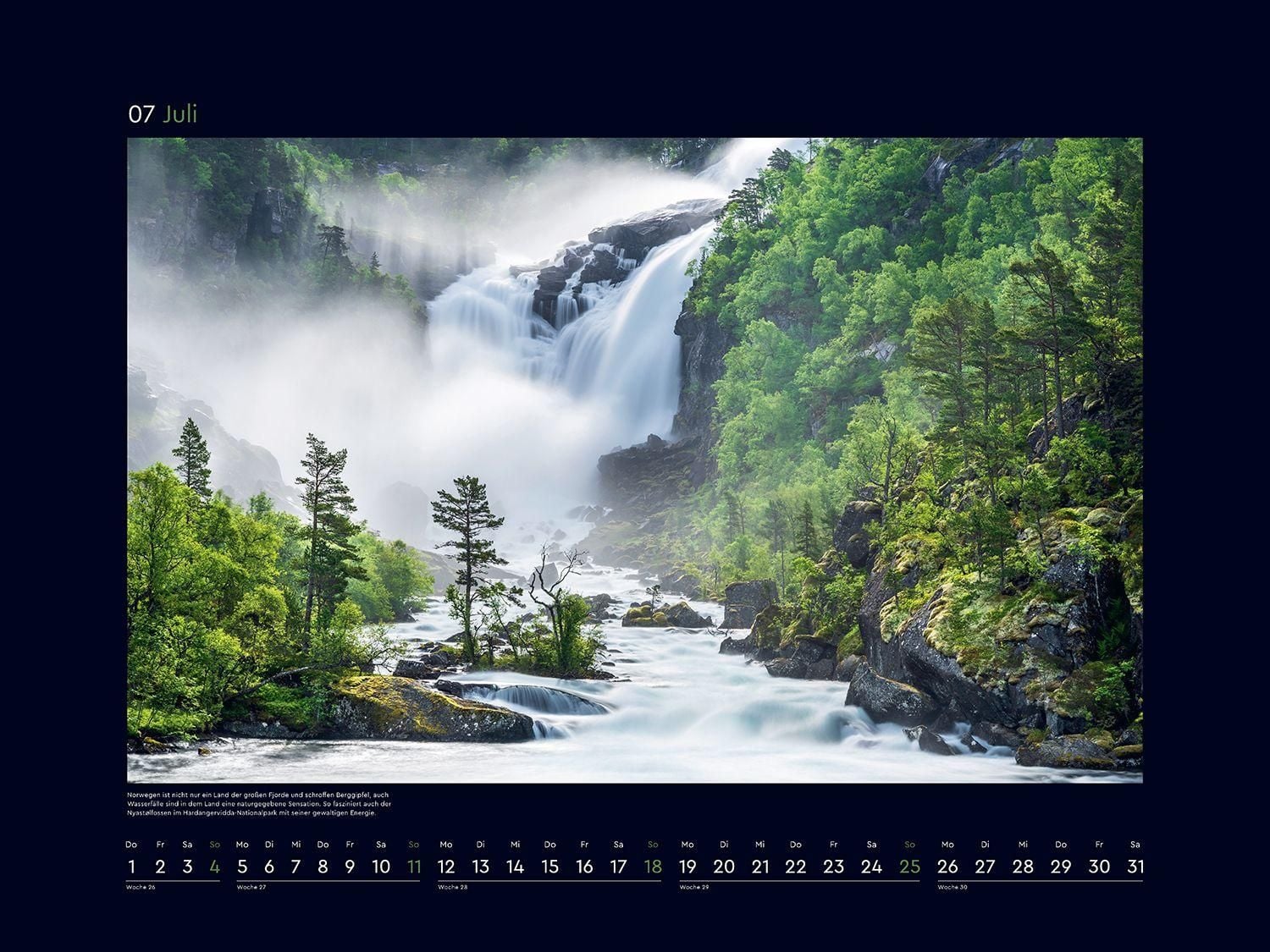 Norwegen - Wandkalender 2027 - 60 x 45 cm - Kunth Verlag