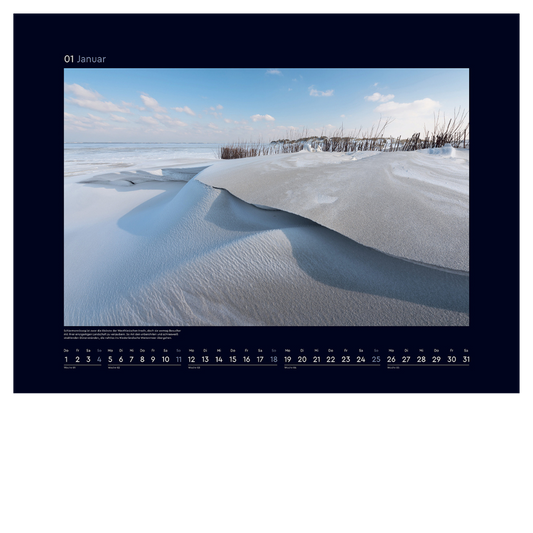 Wilde Nordsee - Wandkalender 2026 - 60 x 45 cm - Kunth Verlag