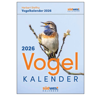 Bird calendar - daily tear-off calendar for hanging or standing