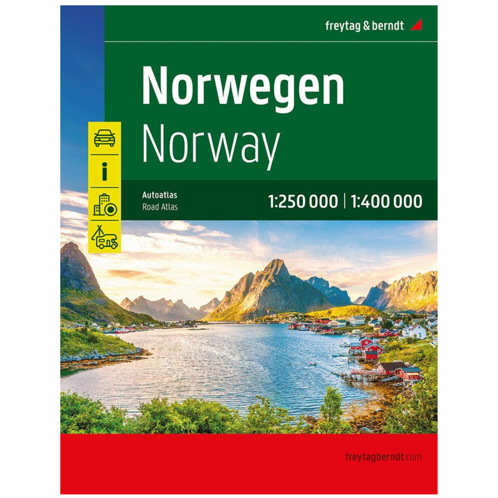 Norwegen Autoatlas 1:250.000 - 1:400.000