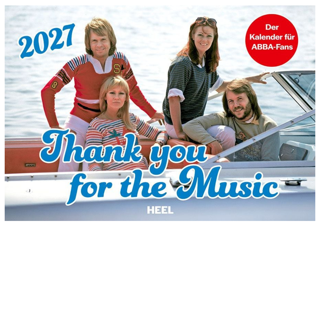 Thank you for the Music 2027 - ABBA-Kalender - 48 x 33 cm