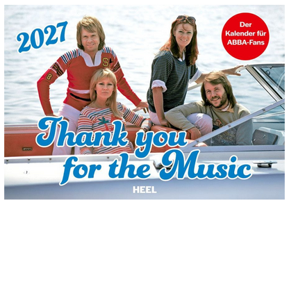 Thank you for the Music 2027 - ABBA-Kalender - 48 x 33 cm