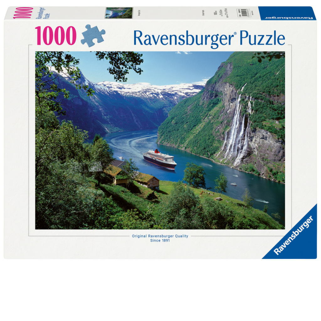 Norwegischer Fjord - 1000 Teile Puzzle