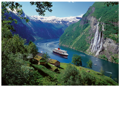 Norwegischer Fjord - 1000 Teile Puzzle