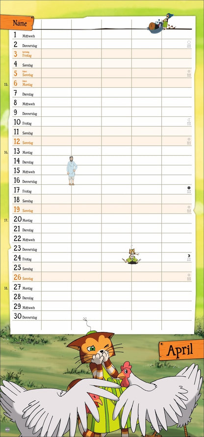 Pettersson and Findus - Calendar 2025 - 42 x 30 cm - DuMont Verlag