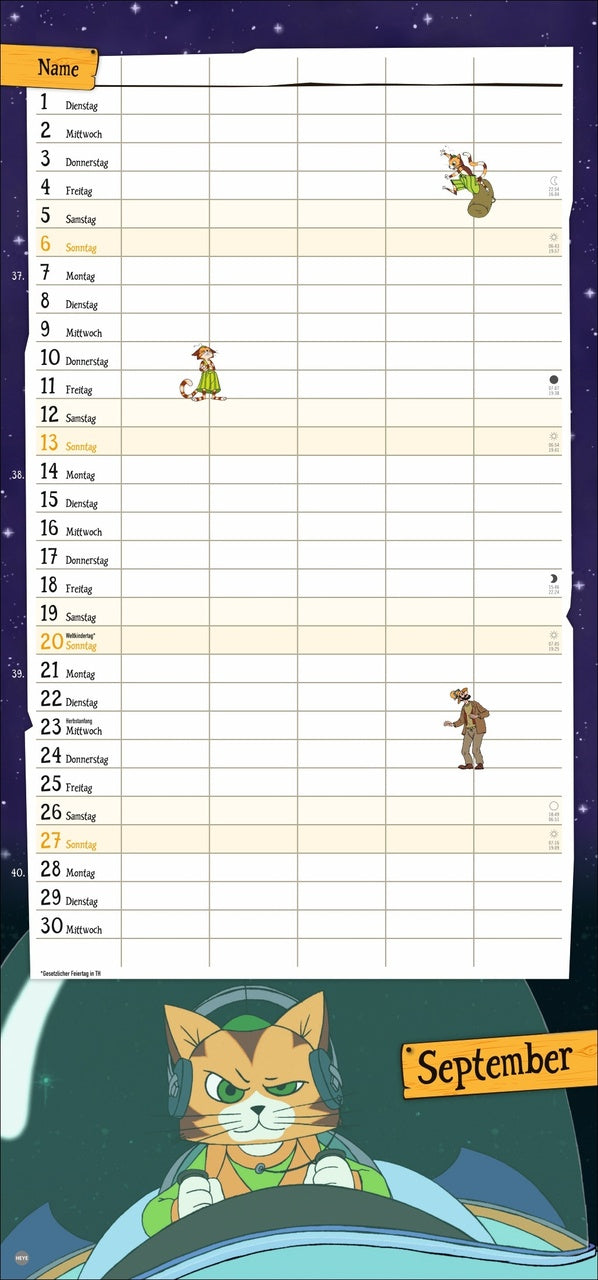 Pettersson and Findus - Calendar 2025 - 42 x 30 cm - DuMont Verlag