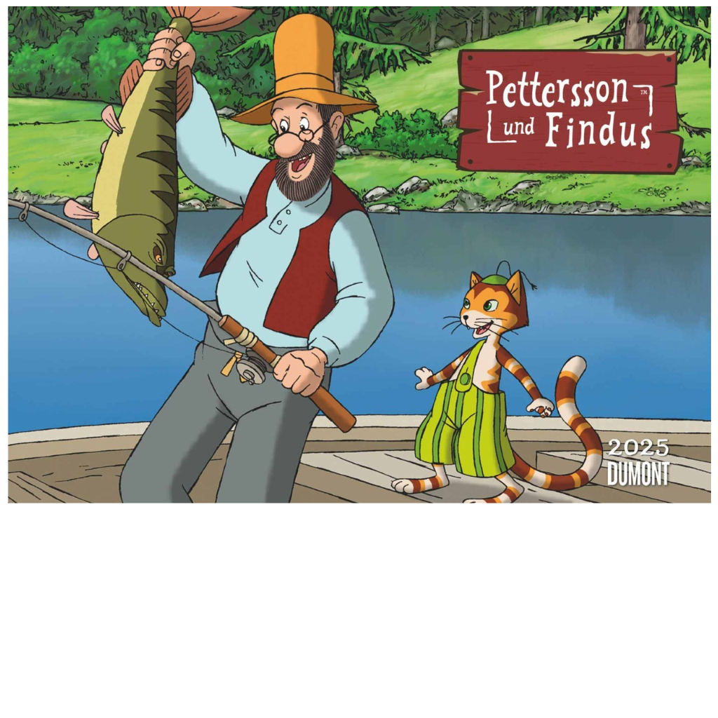 Pettersson und Findus - Kalender 2025 - 42 x 30 cm - DuMont Verlag