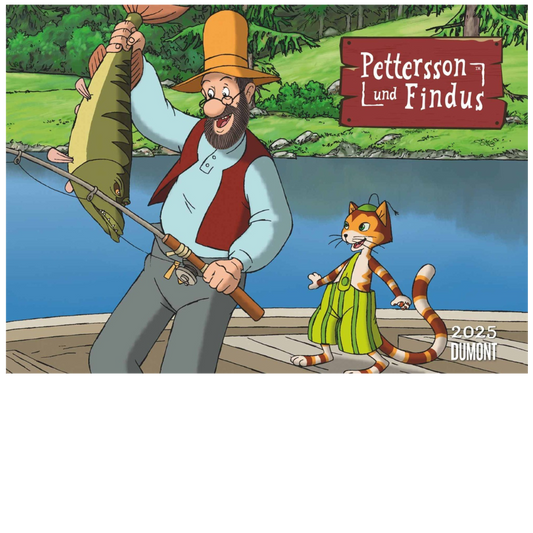 Pettersson und Findus - Kalender 2025 - 42 x 30 cm - DuMont Verlag