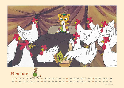 Pettersson und Findus - Kalender 2025 - 42 x 30 cm - DuMont Verlag