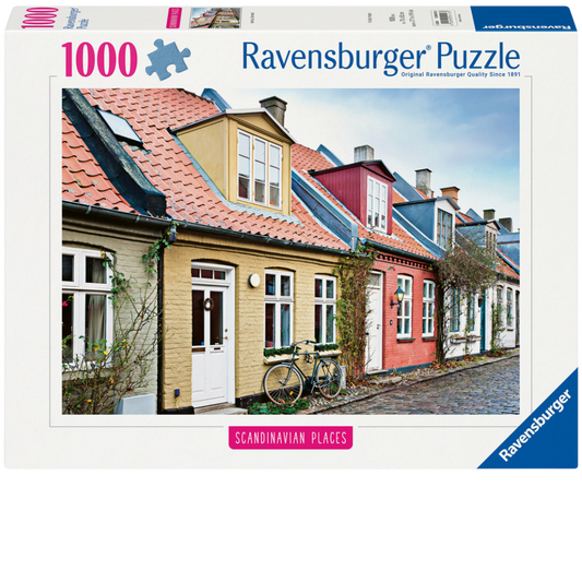 Häuser in Aarhus - Dänemark - 1000 Teile Puzzle