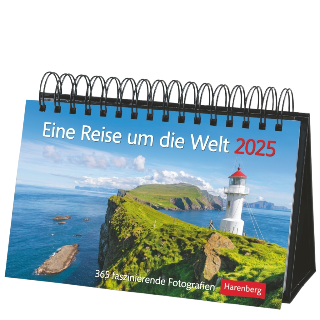 Eine Reise um die Welt - Premium-Tisch-Kalender 2025