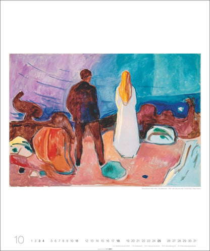 Edvard Munch - Wall Calendar 2026 - 55 x 46 cm - Weingarten Art Publishers