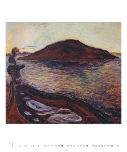 Edvard Munch - Wall Calendar 2026 - 55 x 46 cm - Weingarten Art Publishers