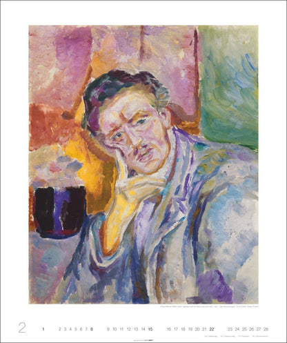 Edvard Munch - Wall Calendar 2026 - 55 x 46 cm - Weingarten Art Publishers
