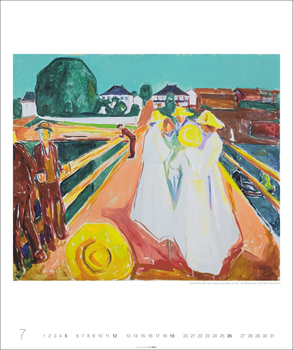 Edvard Munch - Wall Calendar 2026 - 55 x 46 cm - Weingarten Art Publishers