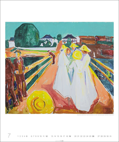 Edvard Munch - Wall Calendar 2026 - 55 x 46 cm - Weingarten Art Publishers