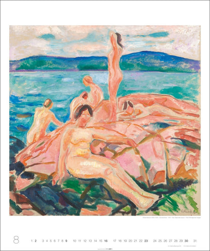 Edvard Munch - Wall Calendar 2026 - 55 x 46 cm - Weingarten Art Publishers