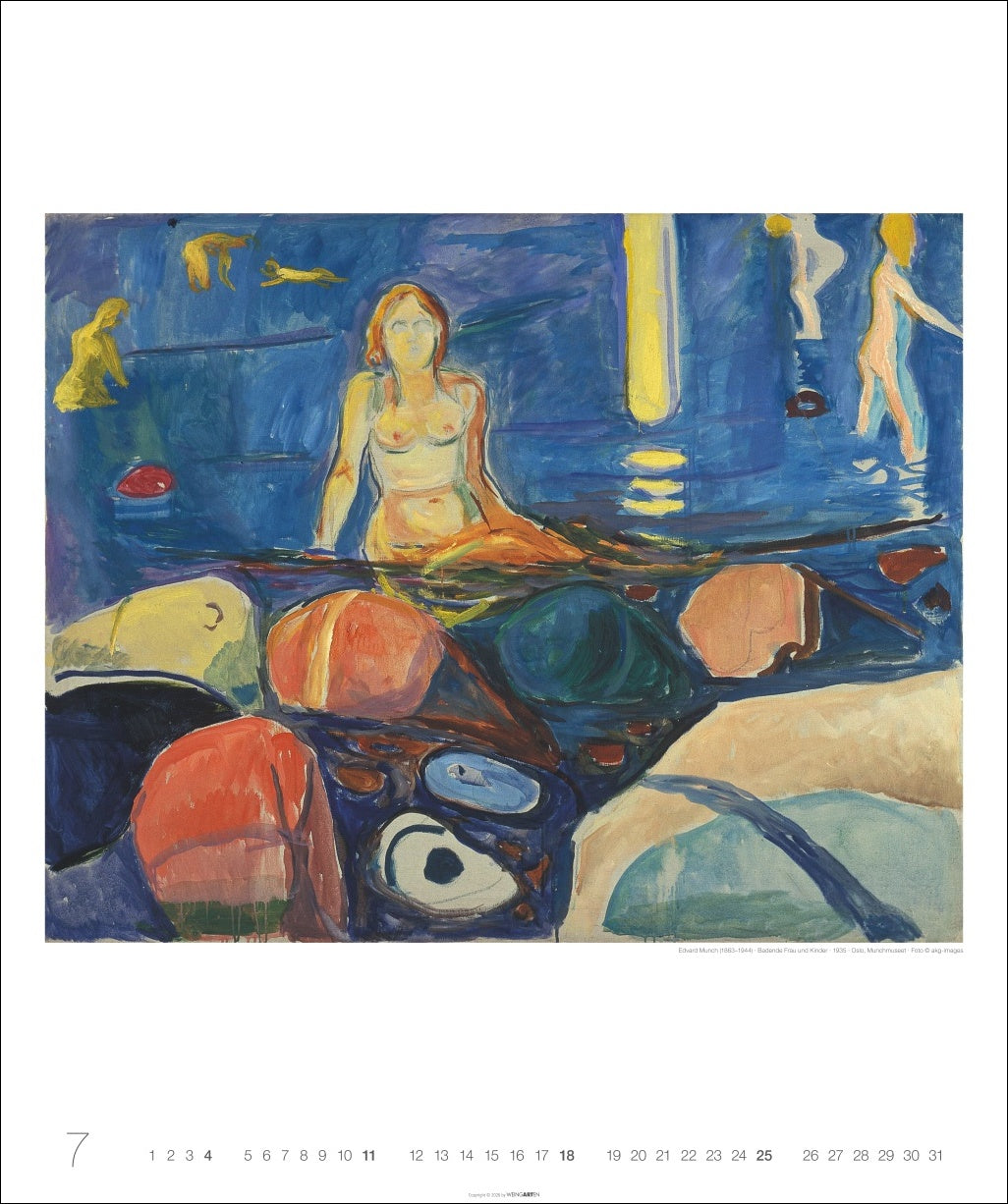 Edvard Munch - Wandkalender 2027 - 55 x 46 cm - Weingarten Kunstverlag