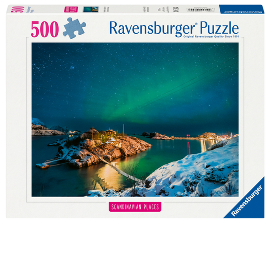 Polarlicht über Troms - Norwegen - 500 Teile Puzzle