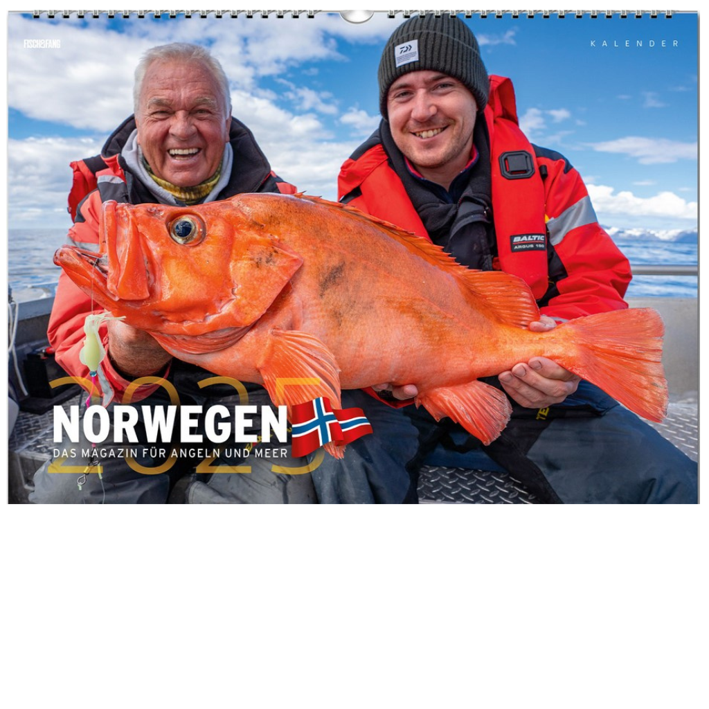 Norwegen - Fisch & Fang Wandkalender 2025 - 59 x 42 cm