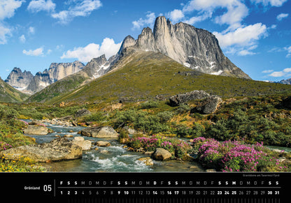 Grönland - 360° Premium-Wandkalender 2026 - 50 x 35 cm - 360Grad Medien