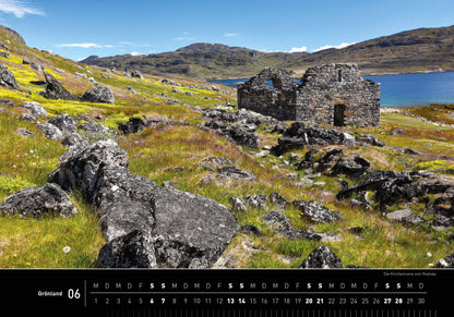 Grönland - 360° Premium-Wandkalender 2026 - 50 x 35 cm - 360Grad Medien