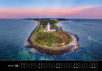 Dänemark - 360° Premium-Wandkalender 2026 - 50 x 35 cm - 360Grad Medien