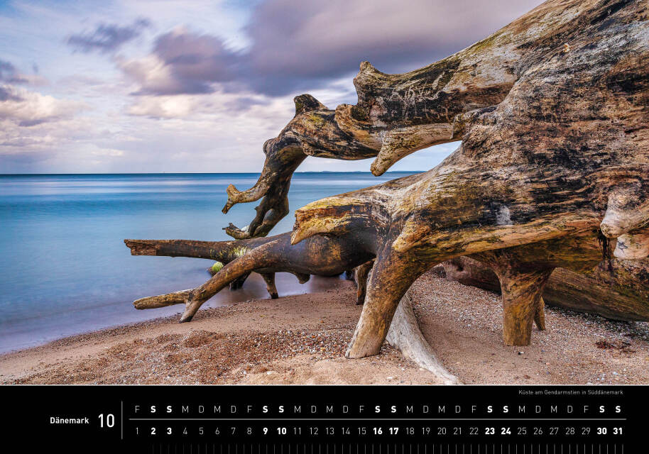 Dänemark - 360° Premium-Wandkalender 2027 - 50 x 35 cm - 360Grad Medien