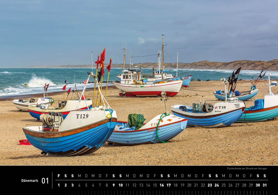 Dänemark - 360° Premium-Wandkalender 2027 - 50 x 35 cm - 360Grad Medien