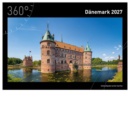 Dänemark - 360° Premium-Wandkalender 2027 - 50 x 35 cm - 360Grad Medien