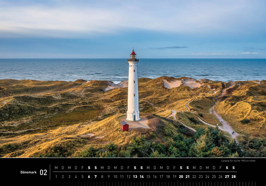 Dänemark - 360° Premium-Wandkalender 2027 - 50 x 35 cm - 360Grad Medien