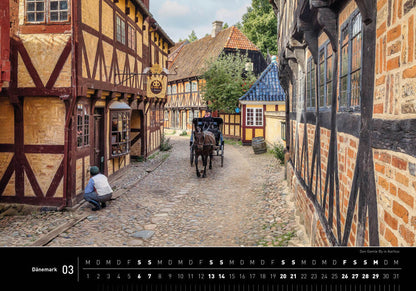 Dänemark - 360° Premium-Wandkalender 2027 - 50 x 35 cm - 360Grad Medien
