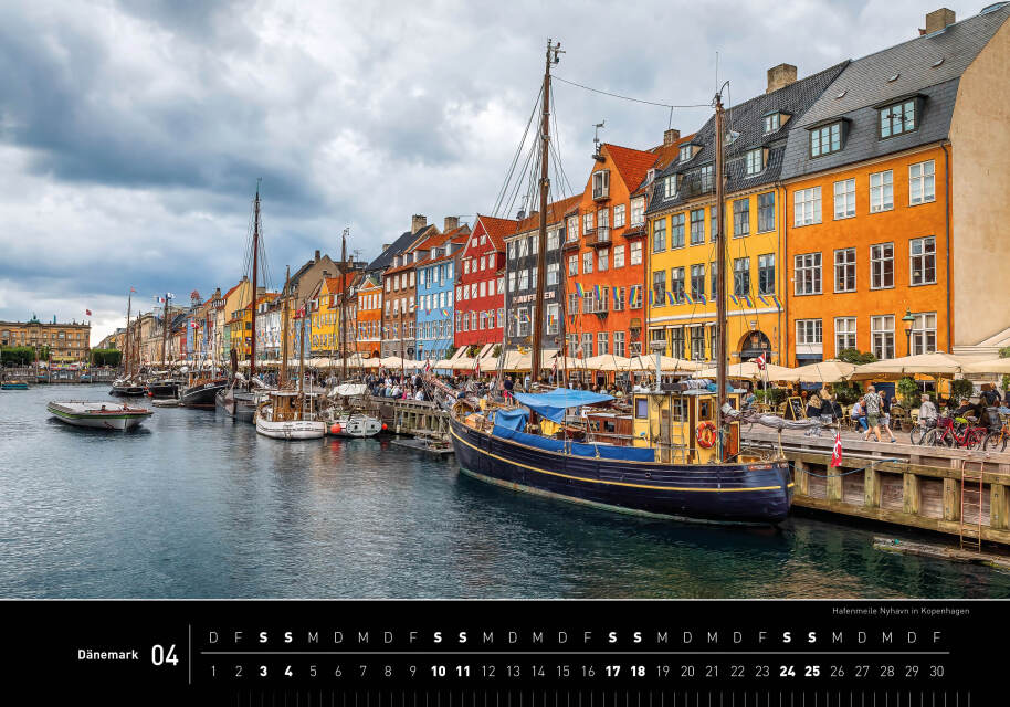 Dänemark - 360° Premium-Wandkalender 2027 - 50 x 35 cm - 360Grad Medien