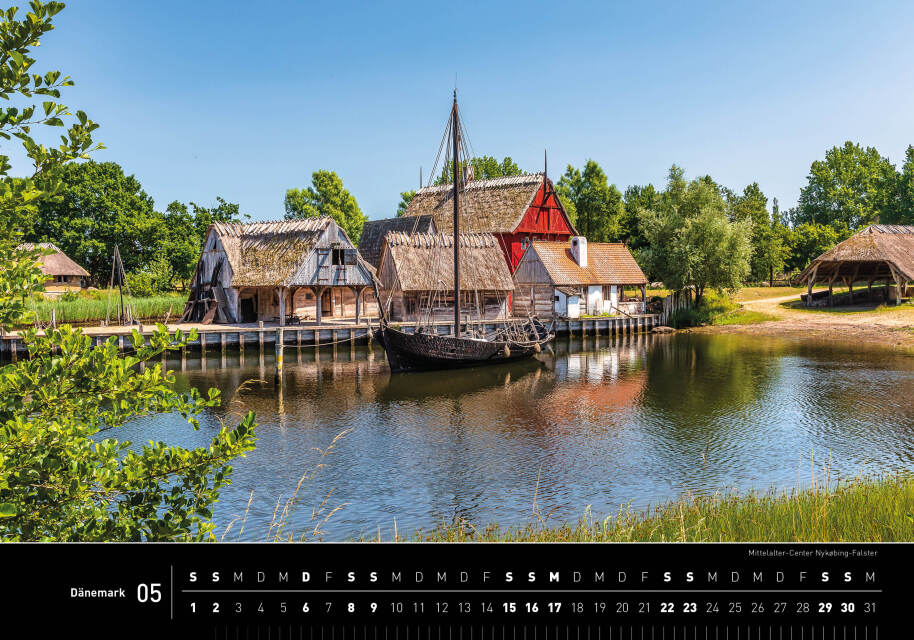 Dänemark - 360° Premium-Wandkalender 2027 - 50 x 35 cm - 360Grad Medien