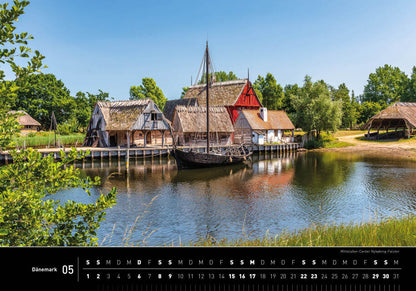 Dänemark - 360° Premium-Wandkalender 2027 - 50 x 35 cm - 360Grad Medien