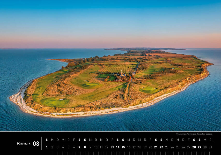 Dänemark - 360° Premium-Wandkalender 2027 - 50 x 35 cm - 360Grad Medien