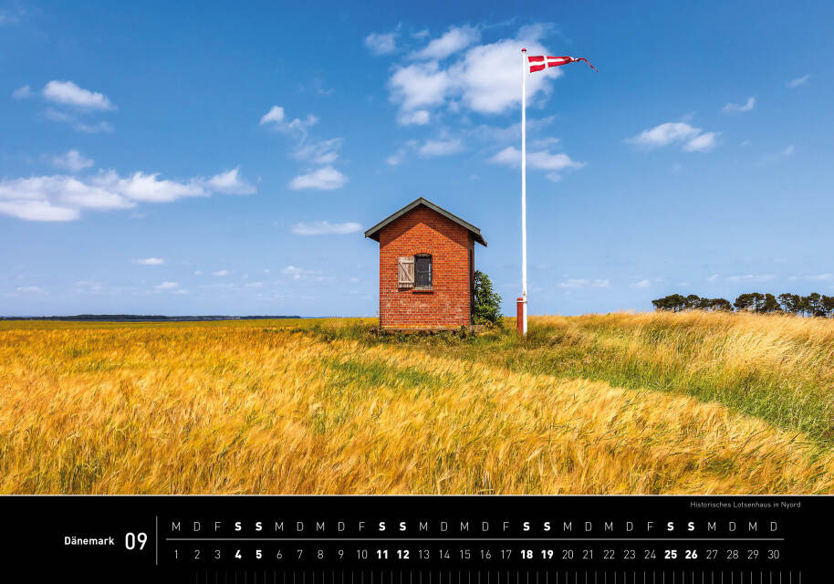 Dänemark - 360° Premium-Wandkalender 2027 - 50 x 35 cm - 360Grad Medien