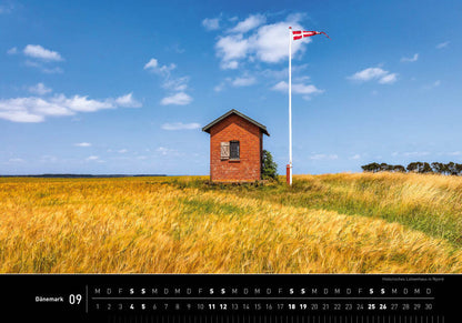 Dänemark - 360° Premium-Wandkalender 2027 - 50 x 35 cm - 360Grad Medien