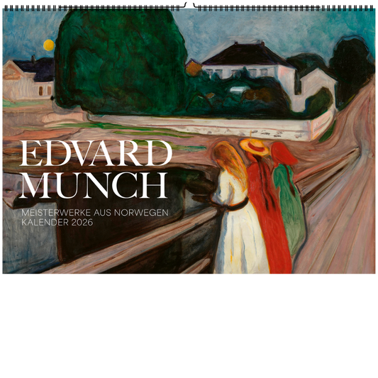 Edvard Munch - Wandkalender 2026 - 42 x 30 cm - Favoritenpresse