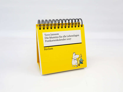 Die Mumins für alle Lebenslagen - Postkartenkalender 2027