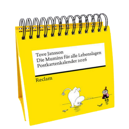 Die Mumins für alle Lebenslagen - Postkartenkalender 2026