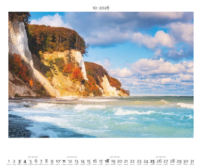 Nordisches Licht - Wandkalender 2025 - 60 x 50 cm - Palazzi
