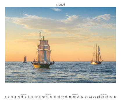 Nordisches Licht - Wandkalender 2025 - 60 x 50 cm - Palazzi