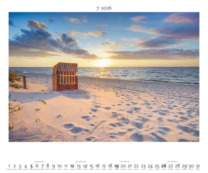Nordisches Licht - Wandkalender 2025 - 60 x 50 cm - Palazzi