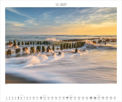 Nordisches Licht - Wandkalender 2027 - 60 x 50 cm - Palazzi