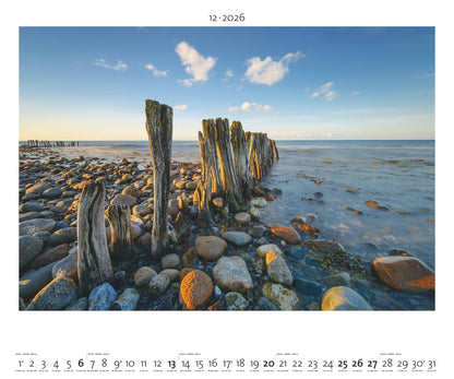 Nordisches Licht - Wandkalender 2025 - 60 x 50 cm - Palazzi
