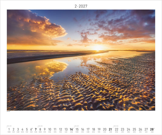 Nordisches Licht - Wandkalender 2027 - 60 x 50 cm - Palazzi
