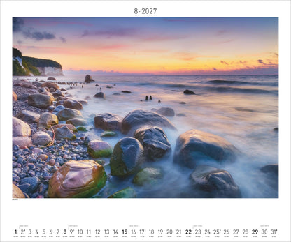 Nordisches Licht - Wandkalender 2027 - 60 x 50 cm - Palazzi