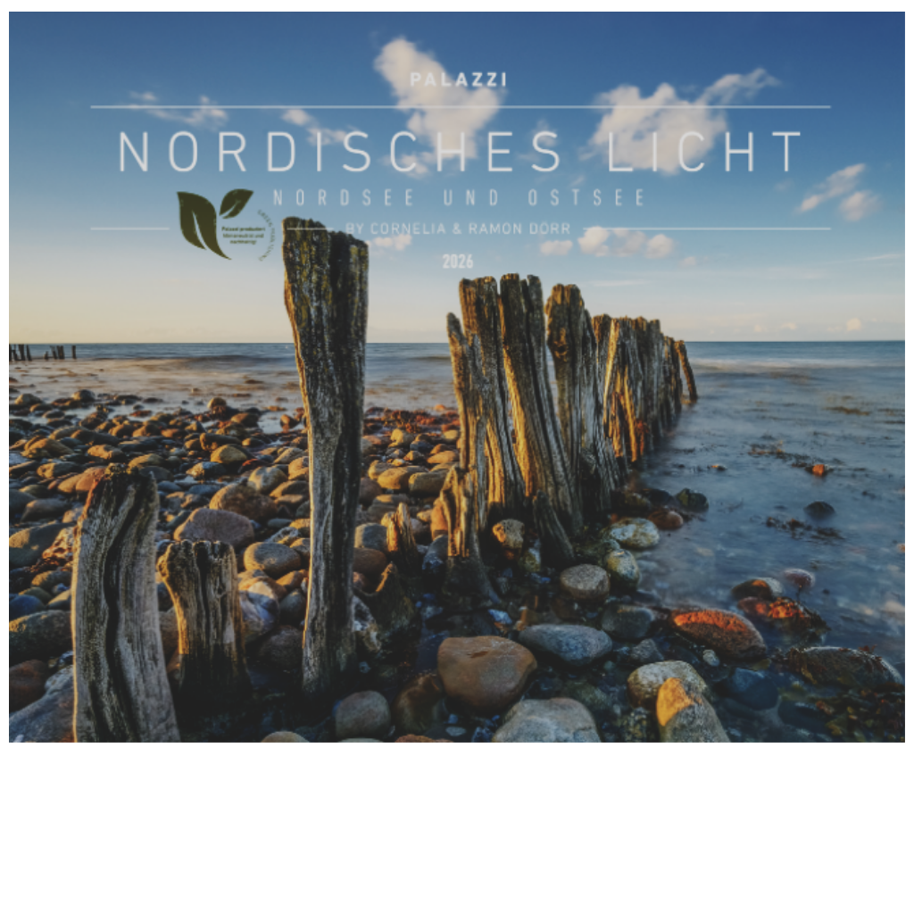Nordisches Licht - Wandkalender 2025 - 60 x 50 cm - Palazzi