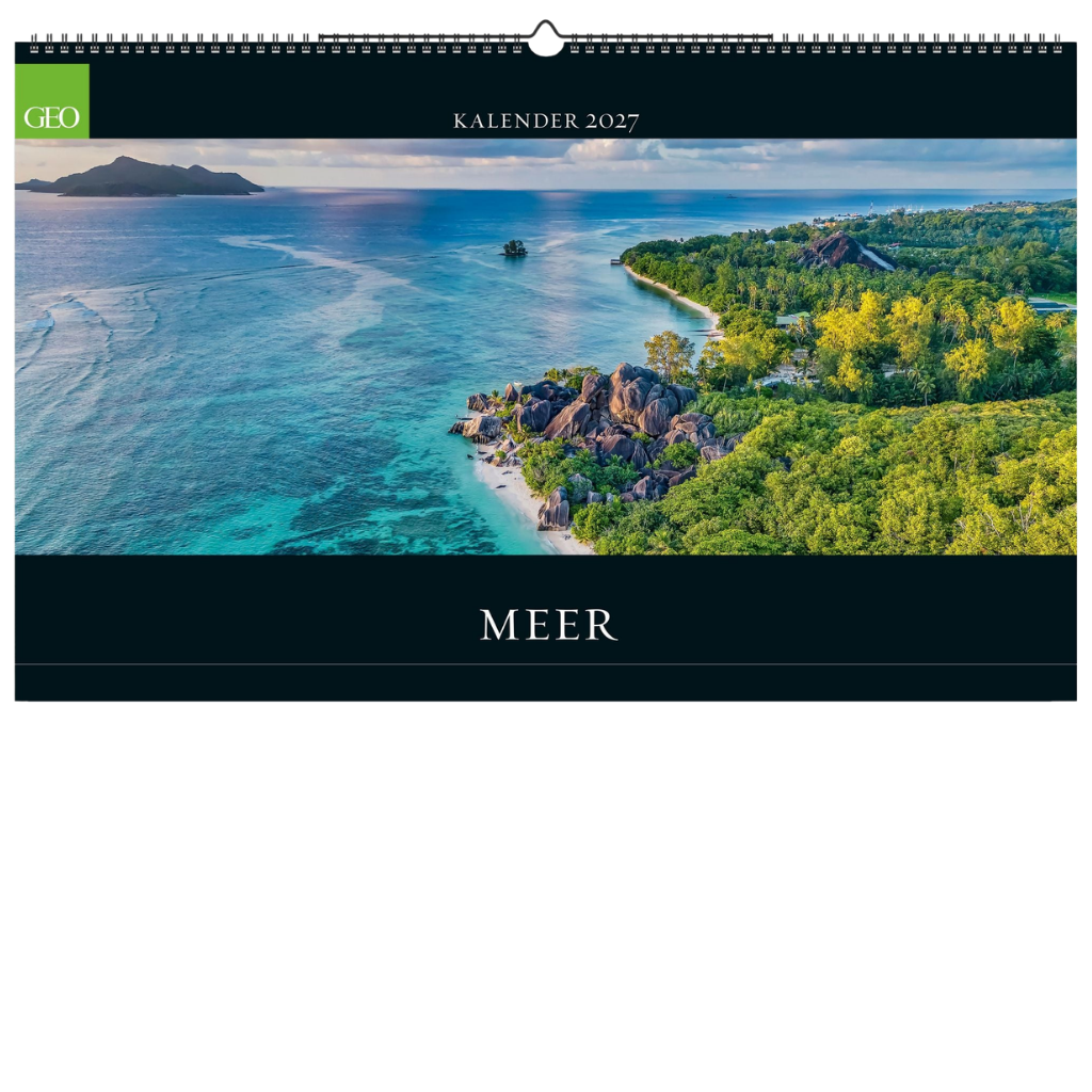 GEO Meer - Wandkalender 2027 - 58 x 36 cm